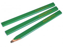 Faithfull Carpenters Pencils (3) Green - Hard £2.39